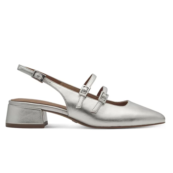 TAMARIS ΓΥΝΑΙΚΕΙΟ MULES 1-29510-44 957 PLATINUM