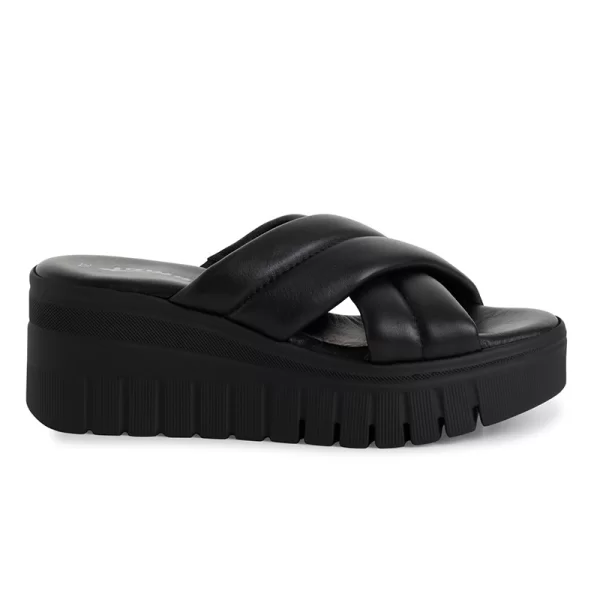 TAMARIS ΓΥΝΑΙΚΕΙΟ ΣΑΝΔΑΛΙ 1-27210-44 003 BLACK LEATHER