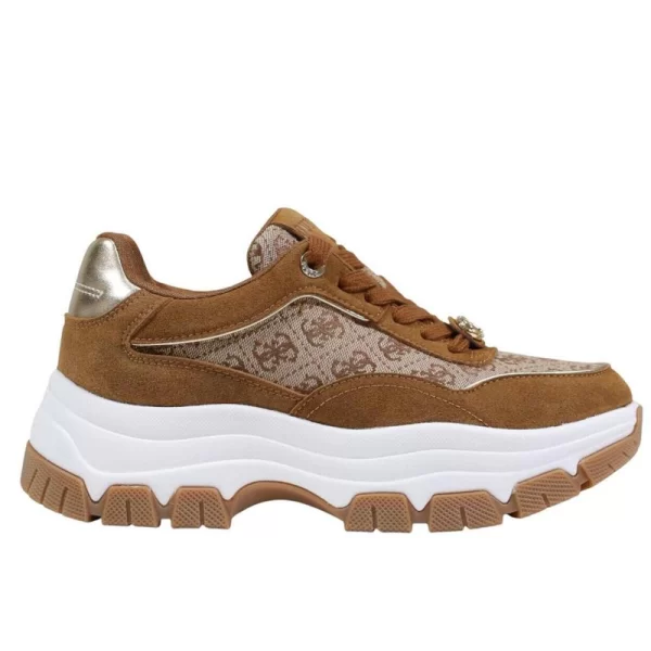 GUESS BERRETT3 ΠΑΠΟΥΤΣΙ ΓΥΝΑΙΚΕΙΟ FLPBT3FAL12 BEIGE BROWN