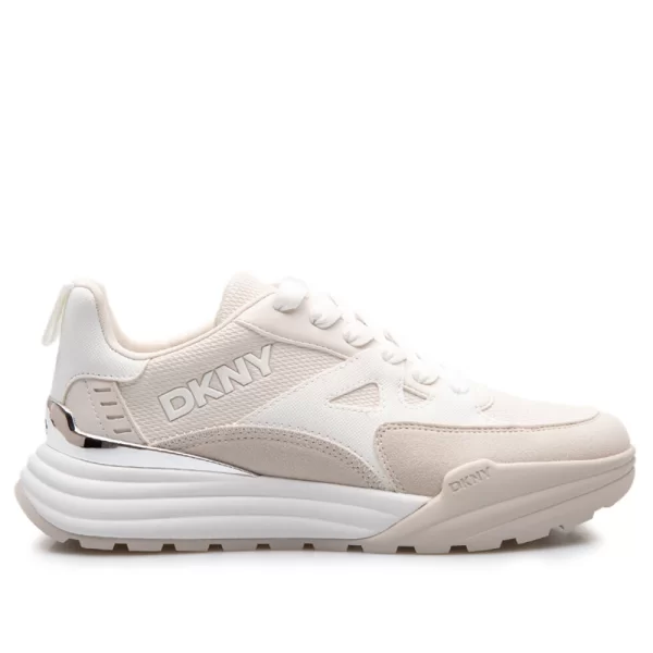 DKNY ΓΥΝΑΙΚΕΙΑ SNEAKER LOW ZANIRA K1654349 9091 SF WHT/WHITE