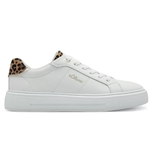s.OLIVER ΓΥΝΑΙΚΕΙΟ SNEAKER 5-23635-42 190 WHITE/LEOPARD