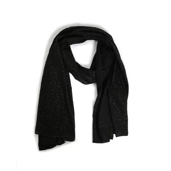 Μαύρο φουλάρι με animal μοτίβο