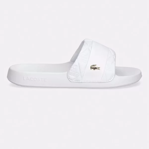LACOSTE ΥΠΟΔΗΜΑ ΓΥΝΑΙΚΕΙΟ SERVE SLIDE HYB 126 1 SERVE SLIDE HYB 126 1 CFA 37-51CFA003121G-0000 White