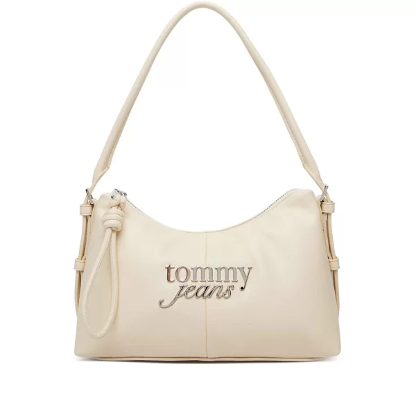 TOMMY JEANS TJW BOLD SHOULDER BAG AW0AW18468-ACG Cream