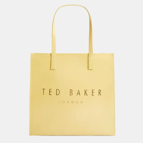 TED BAKER CRINKON Crinkle Large Icon Bag 283875-YELLOW Yellow