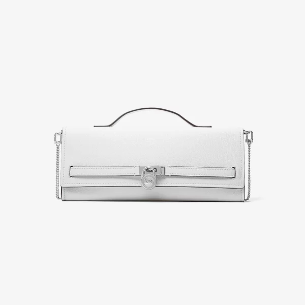 MICHAEL KORS 30F5SHMC8L HAMILTON CLUTCH MICHAEL MICHAEL KORS 30F5SHMC8L-085 White