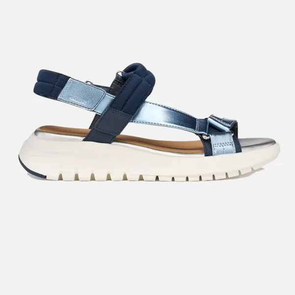 GEOX D FLEXTRIDE S D65BSD0BCBNC0700-C0700 SteelBlue