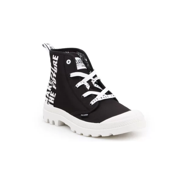 Palladium Pampa Hi Γυναικεία Μποτάκια Μαύρα 76885-008-M