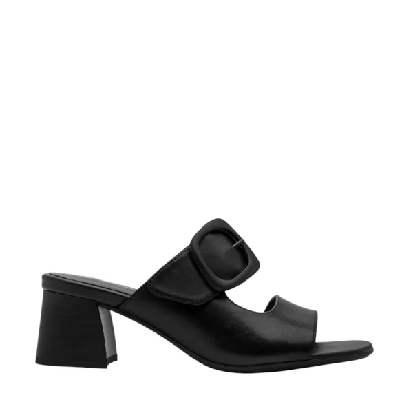 Γυναικεία mules Tamaris Comfort 8-87215-46 022 μαύρο δέρμα