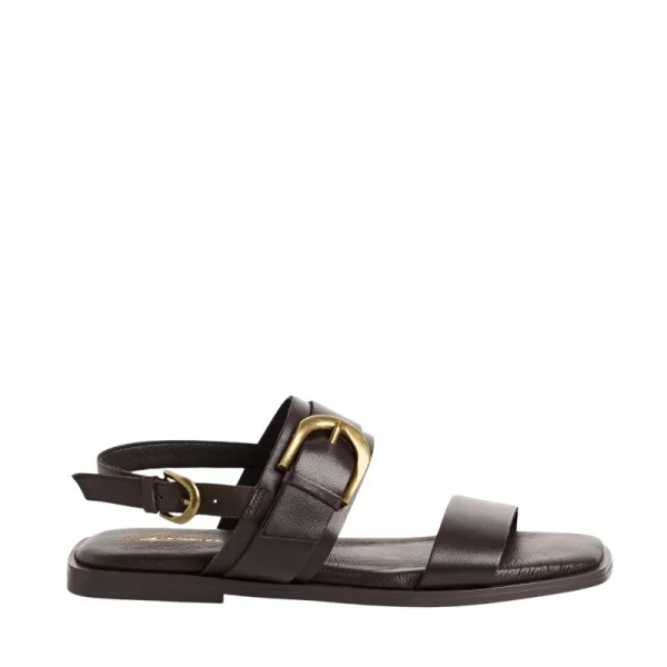 Γυναικεία πέδιλα Tamaris 1-28105-46 304 καφέ δέρμα