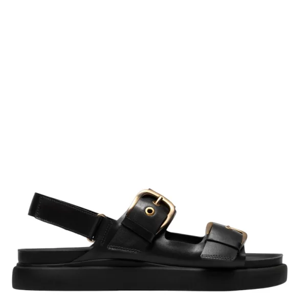 Γυναικεία πέδιλα Clarks Aristella Bay 26185807 μαύρο δέρμα