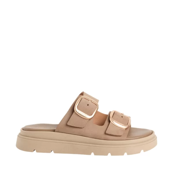 Γυναικείες παντόφλες Tamaris 1-27239-42 353 μπεζ δέρμα nubuck