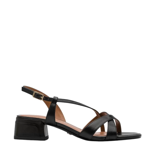 Γυναικεία πέδιλα Tamaris 1-28253-44 001 μαύρο δέρμα