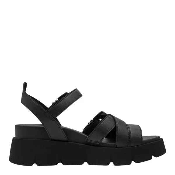 Γυναικεία πέδιλα Tamaris 1-28510-46-001 μαύρο