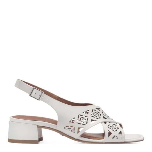 Γυναικεία πέδιλα Tamaris 1-28252-42-100 λευκό δέρμα