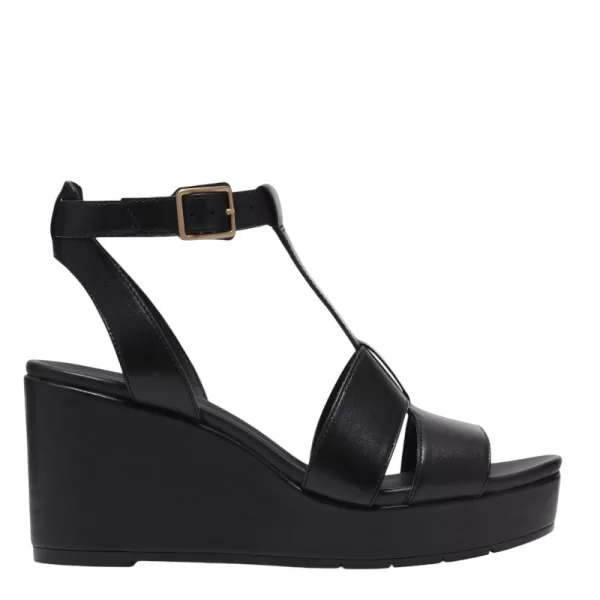 Γυναικείες πλατφόρμες Clarks Sabina Hope 26186102 μαύρο δέρμα