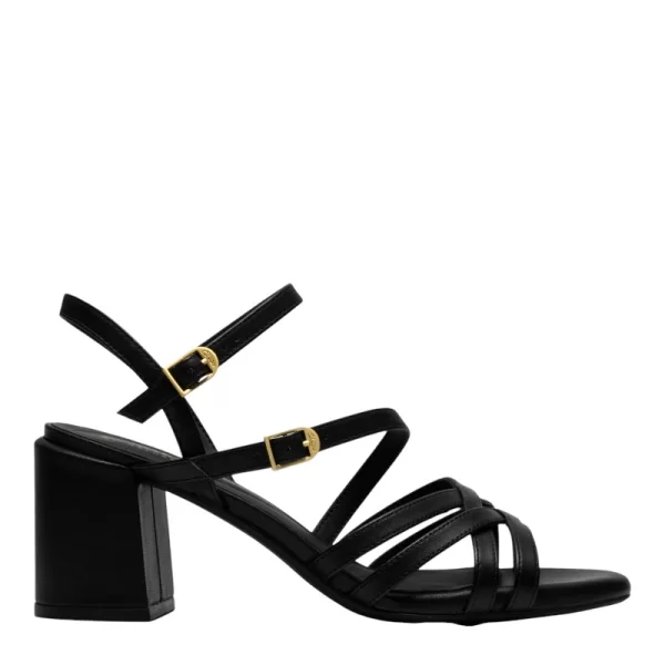 Γυναικεία πέδιλα Clarks Ezoria Strap 26185893 μαύρο δέρμα