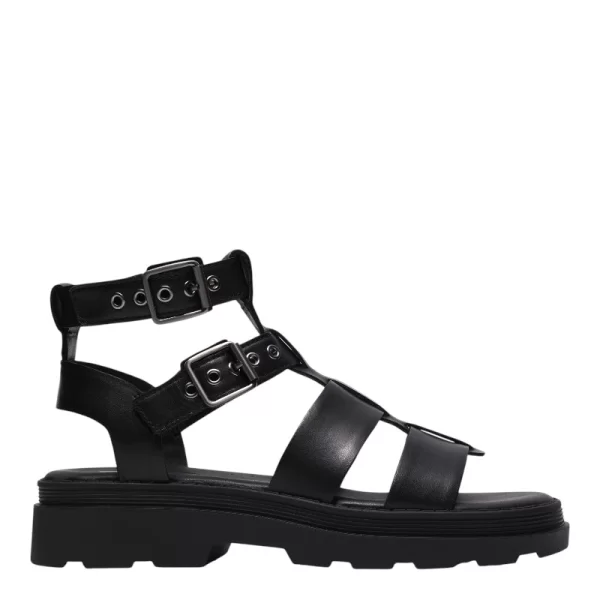 Γυναικεία πέδιλα Clarks Orinoco3 Cove 26186087 μαύρο δέρμα