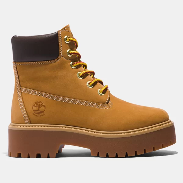 Timberland Stone Street 6 Inch Lace Up Waterproof Γυναικεία Μποτάκια (9000243868_3281)