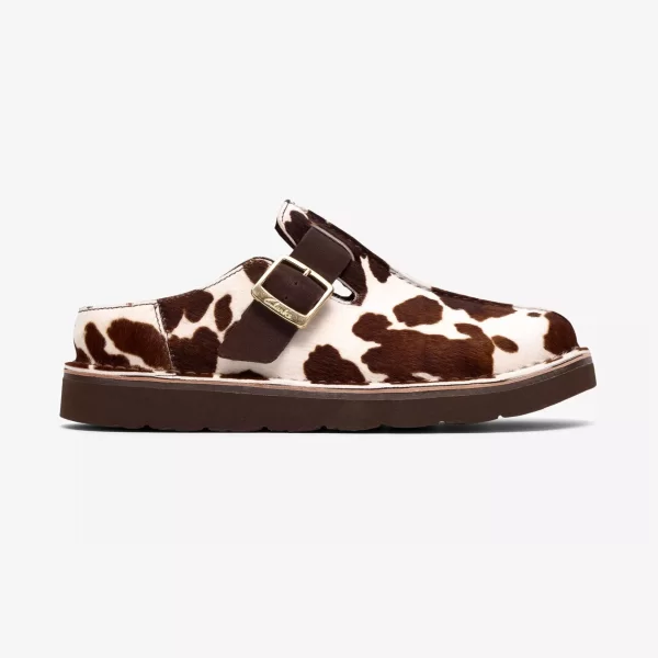 Clarks γυναικεία suede mules 