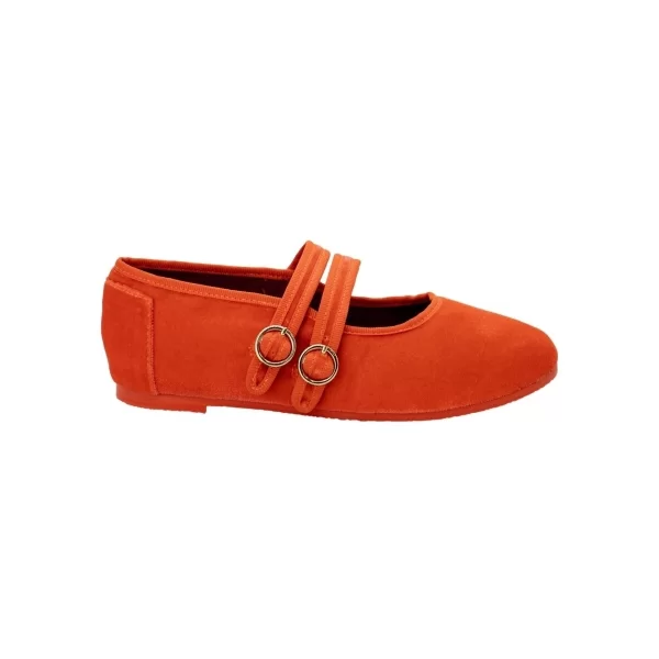 Μπαλαρίνες Paez Mary Jane Double Strap W - Velvet Orange