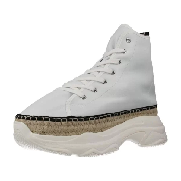 Ψηλά Sneakers Yellow Botines Mujer Modèle Street Boot Party Leather