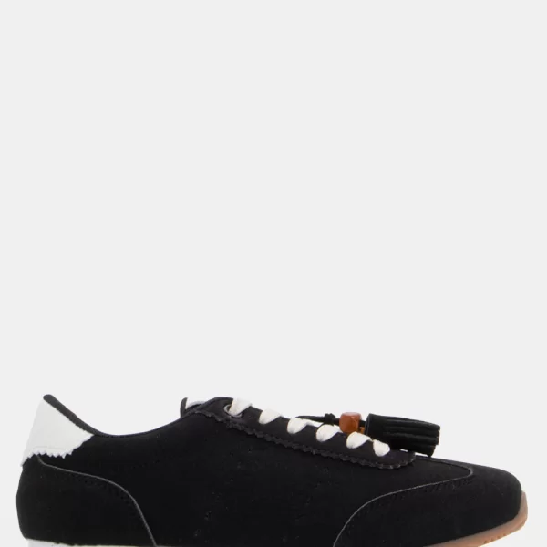 Sneakers με Διακοσμητικές Χάντρες - Μαύρο