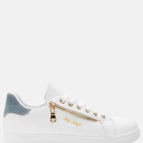 Sneakers με Διακοσμητικό Φερμουάρ - Denim