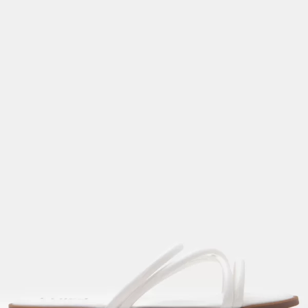 LUIGI DESIGN - Flat Σανδάλια με Λουράκια - Λευκό