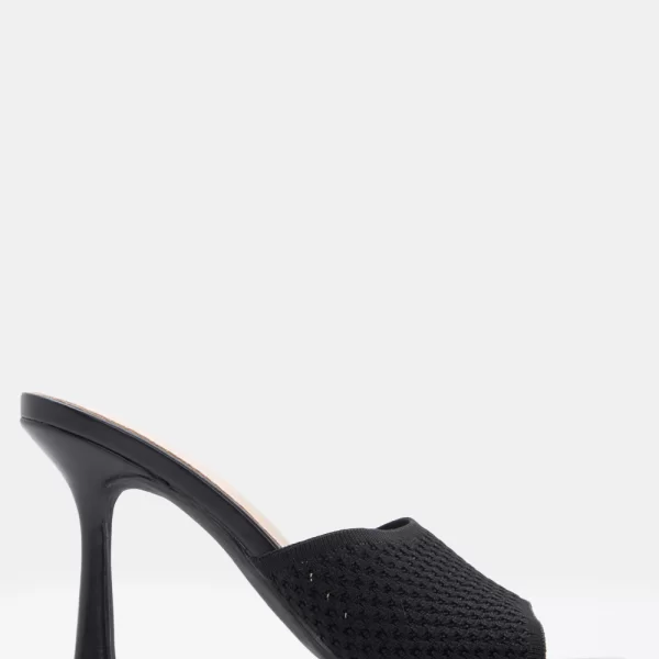 Mules με Φαρδιά Φάσα - Μαύρο