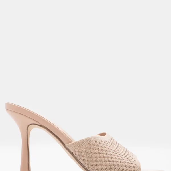 Mules με Φαρδιά Φάσα - Nude