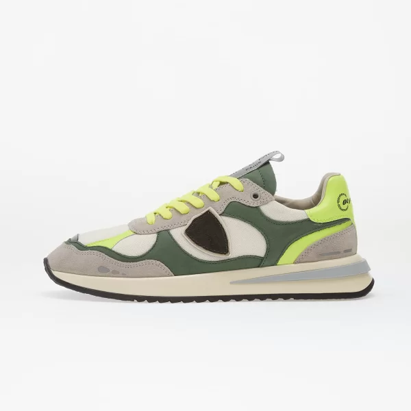 Sneakers Philippe Model Olympique Low Man Tech Resau/ Blanc Vert EUR 41