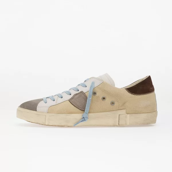 Sneakers Philippe Model Prsx Low Man Canvas Mixage/ Gris Sable' EUR 42