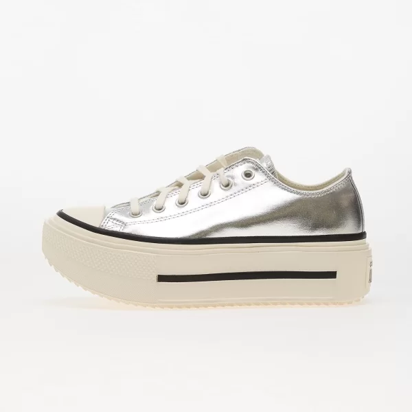 Sneakers Converse Chuck Taylor All Star Lift Double Stack Silver/ Egret/ Black EUR 40