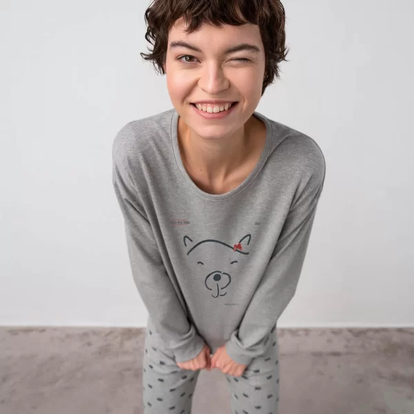 Vamp Πυτζάμα με Μακρύ Μανίκι