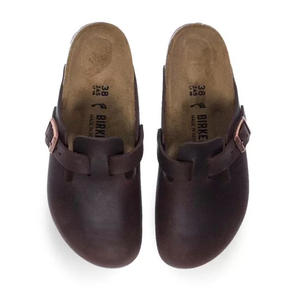 Γυναικείες Δερμάτινες Παντόφλες Σπιτιού Birkenstock Bk0Sh860133003548000