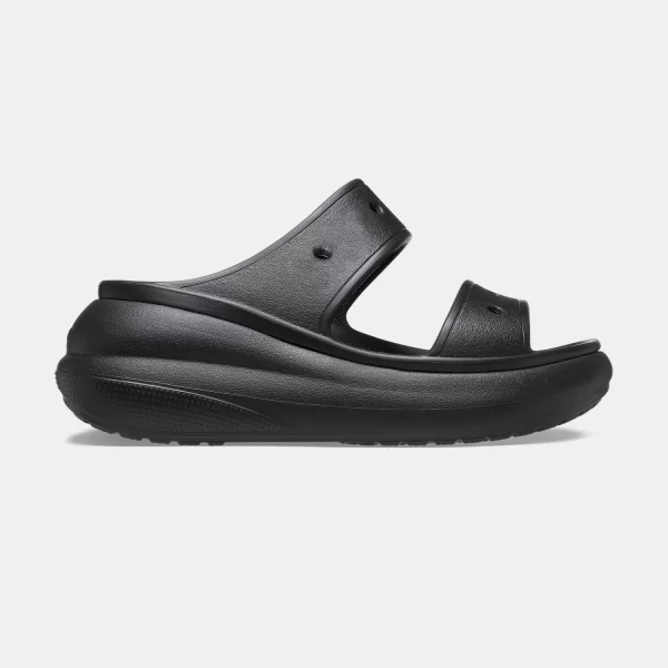 CROCS CLASSIC CRUSH SANDAL ΜΑΥΡΟ