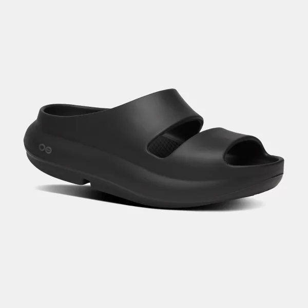 OOFOS OOYEA PLUS WOMEN’S SANDAL ΜΑΥΡΟ