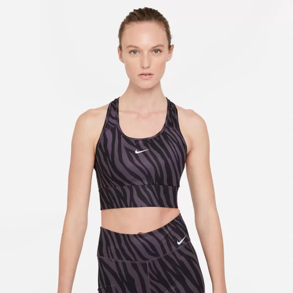 NIKE DRI-FIT SWOOSH ICON CLASH SPORTS BRA ΜΩΒ