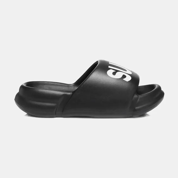 SUPERDRY MOQS 2400/MCQ 1200 SLIDE ΜΑΥΡΟ