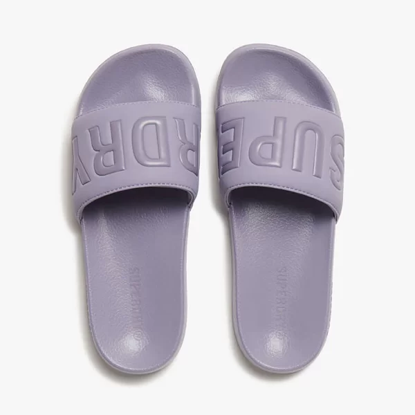 SUPERDRY D3 SDNA CORE POOL SLIDERS ΜΩΒ