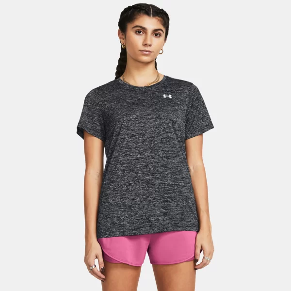 UNDER ARMOUR TECH TWIST T-SHIRT ΜΑΥΡΟ
