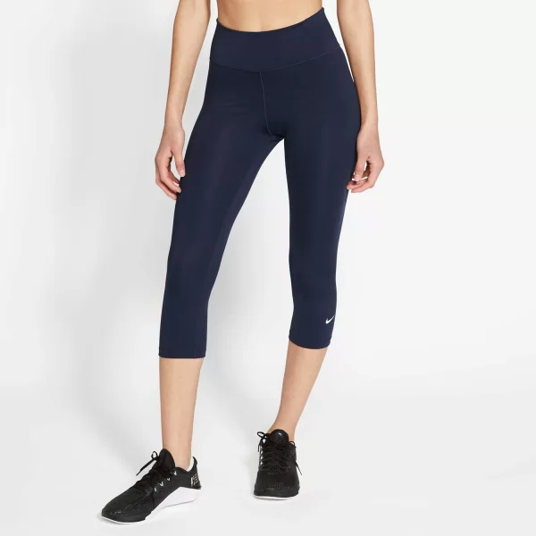 NIKE ONE CAPRI TIGHTS ΜΠΛΕ