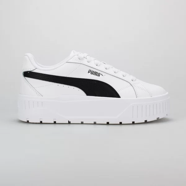 PUMA KARMEN II LEATHER ΑΣΠΡΟ