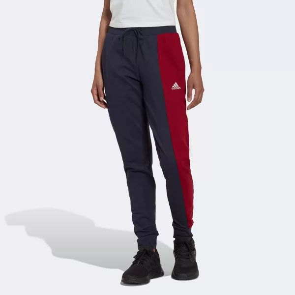 ADIDAS ESSENTIALS COLORBLOCK FT PANTS ΜΠΛΕ