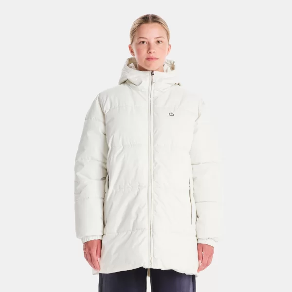 EMERSON WOMEN'S HOODED PUFFER JACKET ΑΣΠΡΟ