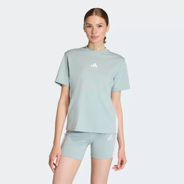 ADIDAS ESSENTIALS 3-STRIPES T-SHIRT ΠΡΑΣΙΝΟ