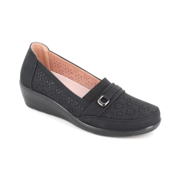 2505-12 ΓΥΝΑΙΚΕΙΟ ΥΠΟΔΗΜΑ ΜΟΚΑΣΙΝΙ, ΜΑΥΡΟ