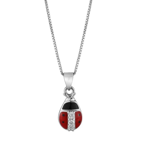 Κολιέ από ασήμι 925° Πασχαλίτσα