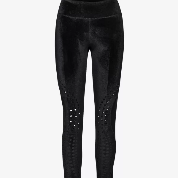 Leggings in Black Velour